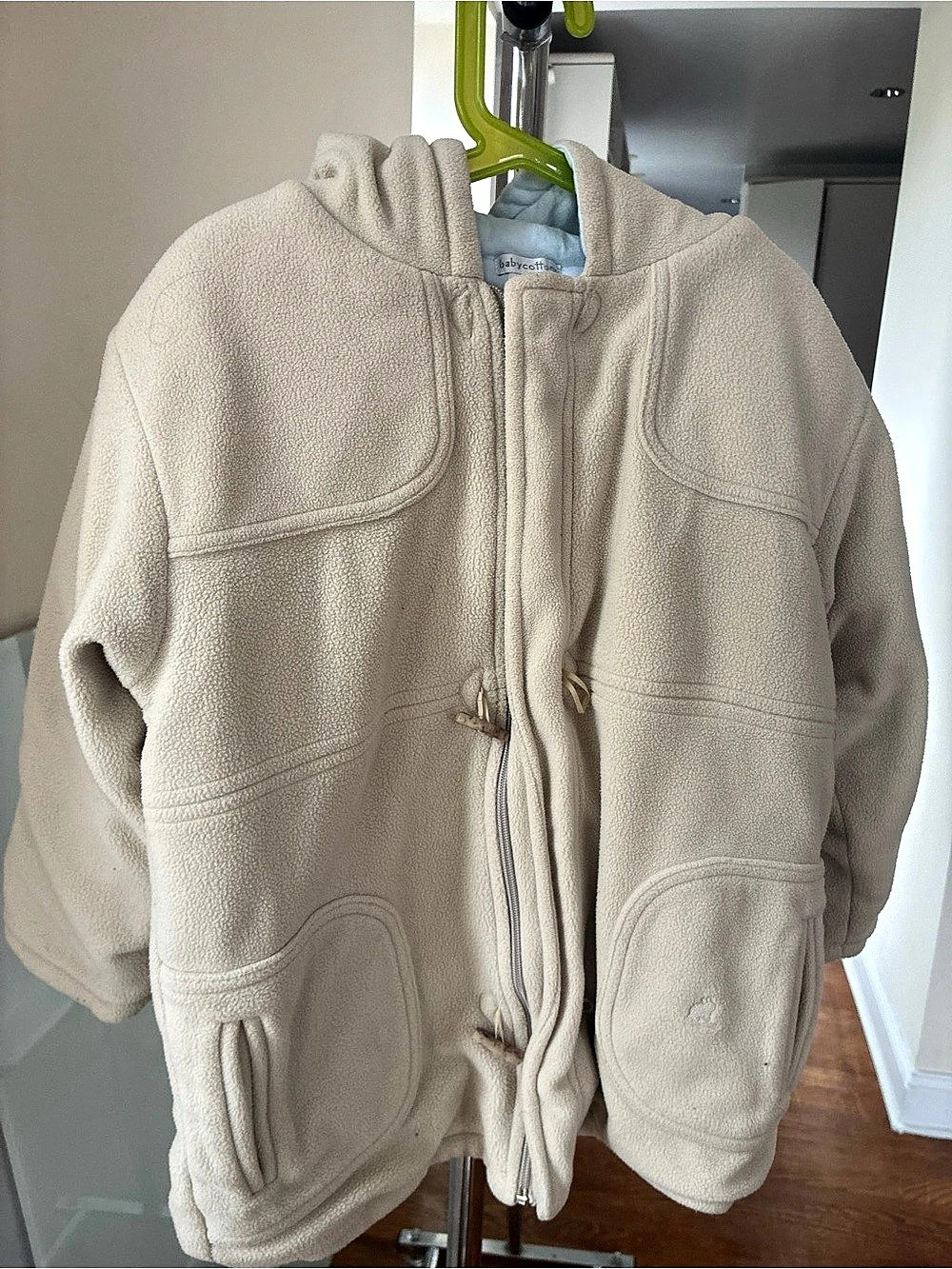 Babycottons Size 8 Hooded Fleece Jacket